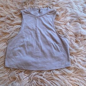 Charlotte ruse purple cropped tank